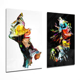 Feel the Music 2 Pieces Combine Glass Wall Art | Insigne Art Design.